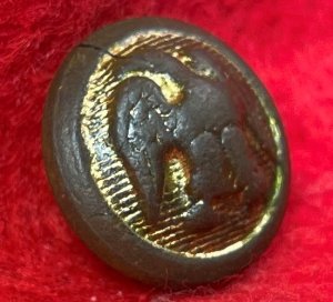 Confederate Army Officer Cuff Button