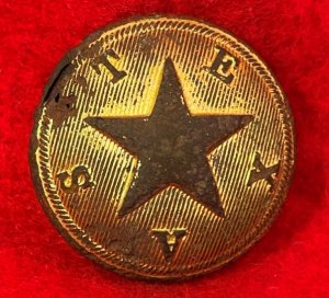 Texas Militia Coat Button