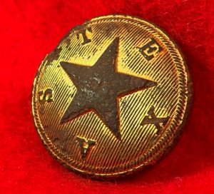Texas Militia Coat Button