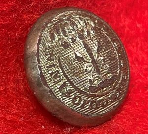 South Carolina State Seal Cuff Button - Silvered