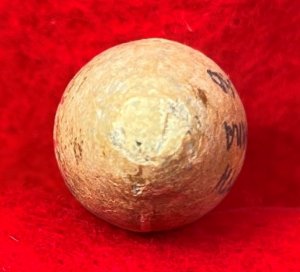 Confederate .58 Cal. Gardner Bullet - Marked "NORTH ANNA / 11-80"