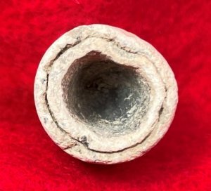 Confederate .58 Cal. Gardner Bullet - Marked "NEW MARKET LINE"