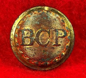 Baltimore City Police Coat Button