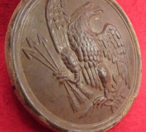 Eagle Plate - Gnawed or Carved?