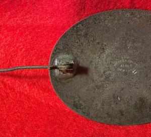 Virginia Militia Shoulder Belt Plate - Marked "JAMES S. SMITH & SONS / NEW YORK"