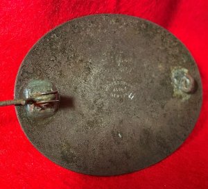 Virginia Militia Shoulder Belt Plate - Marked "JAMES S. SMITH & SONS / NEW YORK"