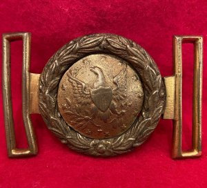 U.S. Militia Waist Belt Plate ca. 1850-1875 - The Buckle Pictured in "American Military Belt Plates"