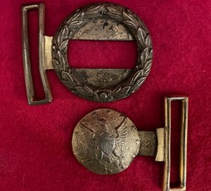 U.S. Militia Waist Belt Plate ca. 1850-1875 - The Buckle Pictured in "American Military Belt Plates"