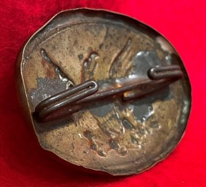 US Militia Small Oval Belt Plate ca. 1835-1845 - Published in Two Reference Books