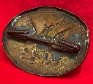 US Militia Small Oval Belt Plate ca. 1835-1845 - Published in Two Reference Books