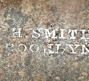 Eagle Plate - Stamped "W. H. Smith / Brooklyn" - High Quality