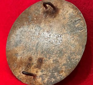 Eagle Plate - Stamped "W. H. Smith / Brooklyn" - High Quality