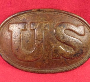 US Belt Buckle - Ship Wreck Recovery - Marked "W. H. SMITH BROOKLYN"