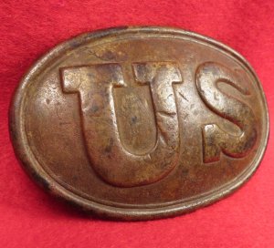 US Belt Buckle - Ship Wreck Recovery - Marked "W. H. SMITH BROOKLYN"