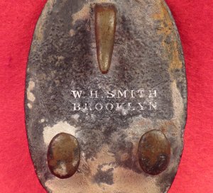 US Belt Buckle - Ship Wreck Recovery - Marked "W. H. SMITH BROOKLYN"