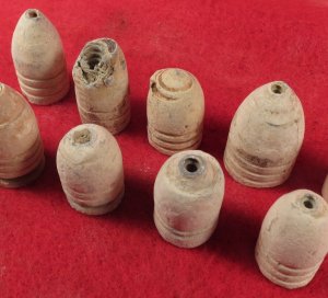 10 Unique and Interesting "Pulled" Bullets with Display Case