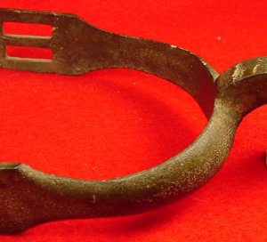 Confederate "Richmond" Cavalry Spur - Published - Mississippi Cavalry