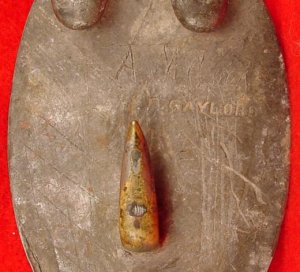 US Waist Belt Plate - Supplier Marked "E. GAYLORD" & Inscribed "A M COOK"- High Quality