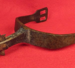 Confederate Spur - Actual Spur Pictured in "American Spurs"