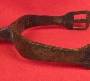 Confederate Spur - Actual Spur Pictured in "American Spurs"