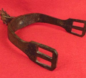 Confederate Spur - Actual Spur Pictured in "American Spurs"