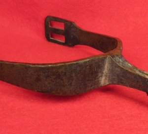 Confederate Spur - Actual Spur Pictured in "American Spurs"