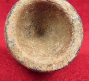 Confederate Side-Cast Bullet with Mac Mason's Lettering 