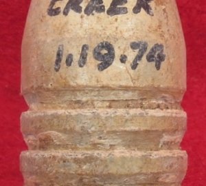 Five Spoke Swage Base Bullet with Mac Mason's Lettering