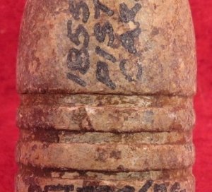 .58 Caliber “Williams Regulation” Bullet with Mac Mason's Lettering