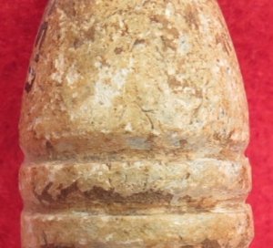 .58 Caliber “Three Ring” Bullet with Mac Mason's Lettering