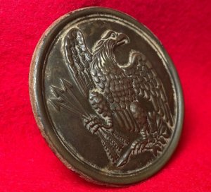 Eagle Plate - Large Carved "US"