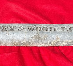 Lead Ingot - "Pontifex & Wood. London" from The Confederate SS Phantom 