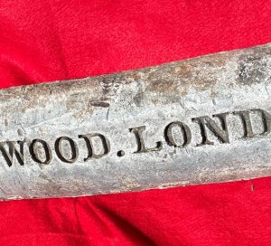 Lead Ingot - "Pontifex & Wood. London" from The Confederate SS Phantom 