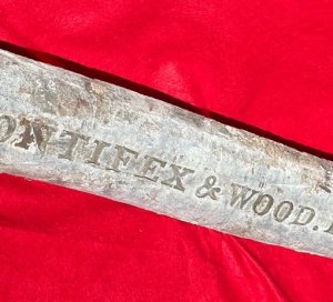 Lead Ingot - "Pontifex & Wood. London" from The Confederate SS Phantom 