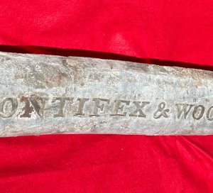 Lead Ingot - "Pontifex & Wood. London" from The Confederate SS Phantom 