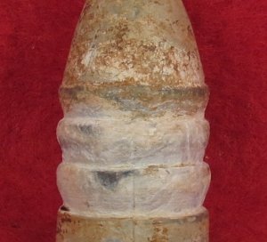 Confederate .71 Caliber Rifled Musket Bullet - Huge