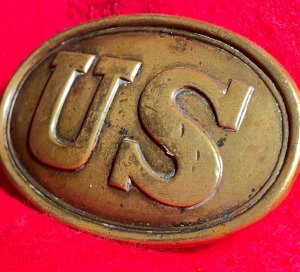 US Cartridge Box Plate - Marked "E. GAYLORD" - Non-Excavated
