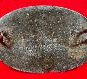 US Cartridge Box Plate - Marked "E. GAYLORD" - Non-Excavated