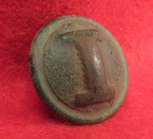 Confederate Infantry Coat Button - "Cast I"
