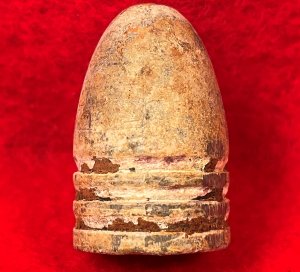 Confederate .71 Caliber Three Ring Bullet - Huge