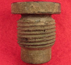 Confederate Time Fuze Adaptor for Spherical Projectile