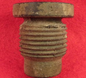 Confederate Time Fuze Adaptor for Spherical Projectile