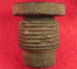 Confederate Time Fuze Adaptor for Spherical Projectile