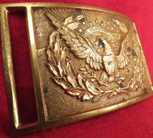 Federal Sword Belt Plate - Officer, ca. 1863 - Gilted