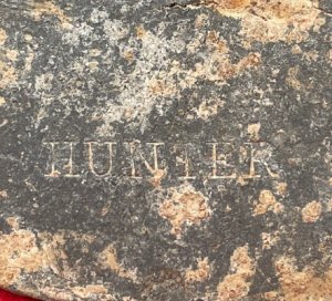 US Cartridge Box Plate - Marked "Hunter" - Published
