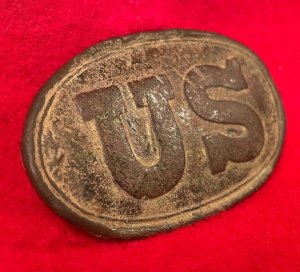 US Belt Buckle - Rare Medium Size - Restored