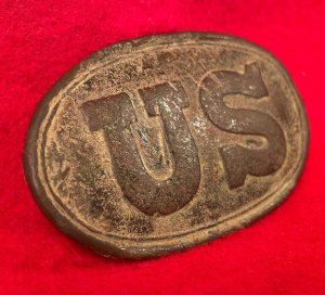 US Belt Buckle - Rare Medium Size - Restored