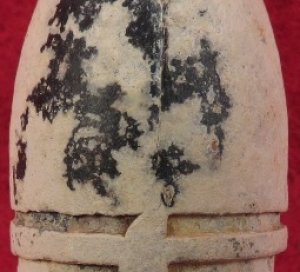 Confederate .69 Caliber "Shallow Base" Gardner Bullet