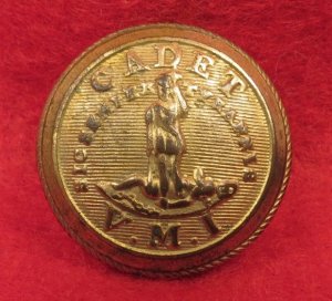 Virginia Military Institute Cadet Button - R & W Robinson 