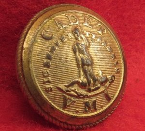 Virginia Military Institute Cadet Button - R & W Robinson 